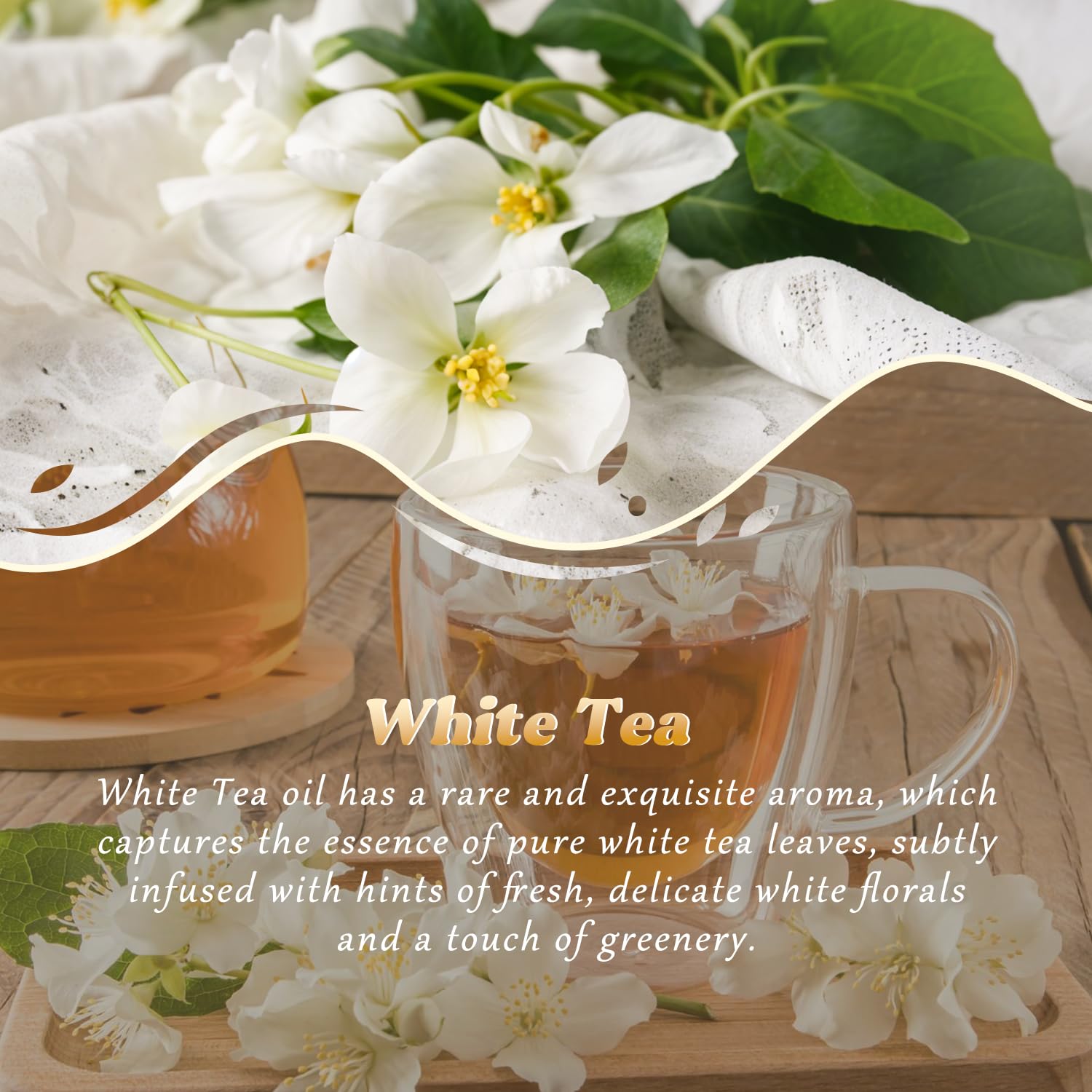 ARVIDSSON White Tea Oil used in a diffuser highlighting fresh aroma