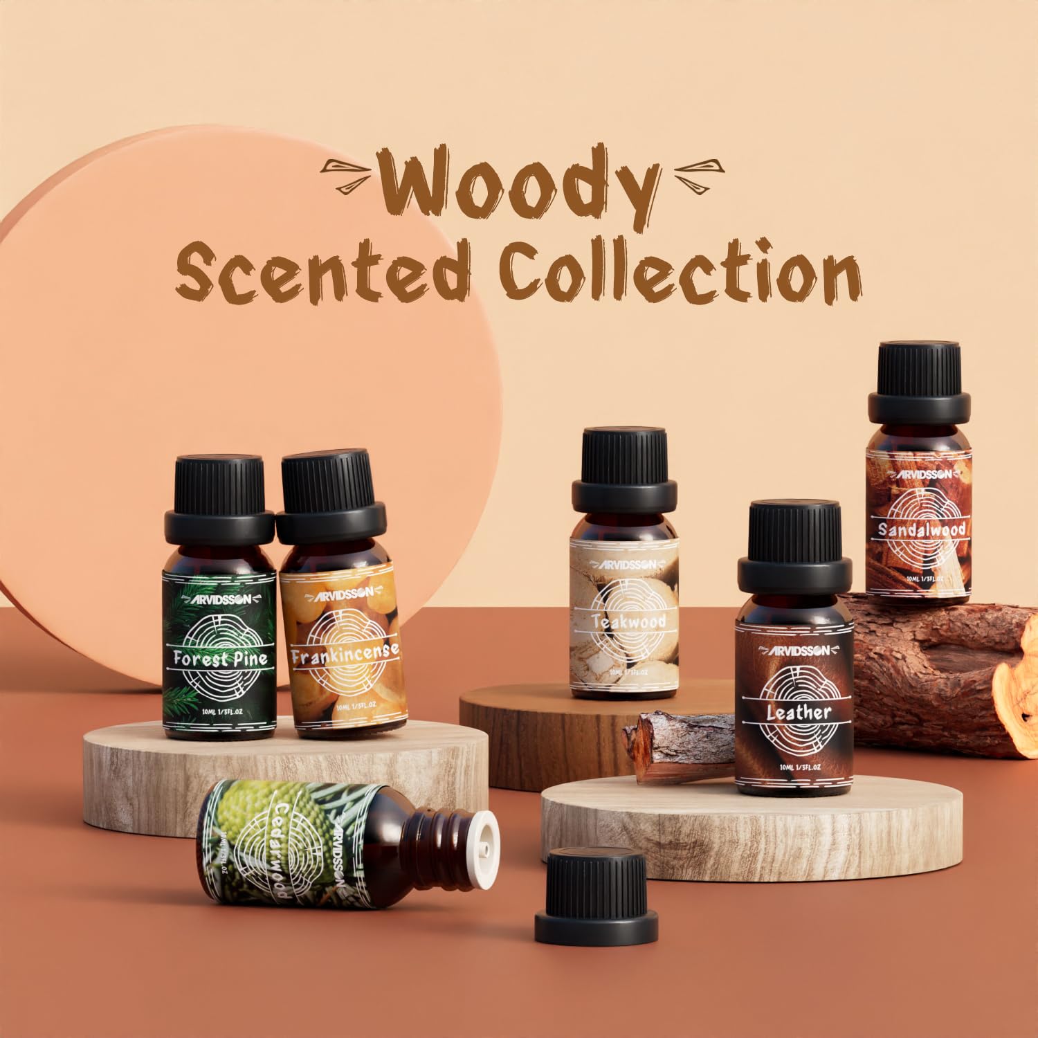 ARVIDSSON Leather bottle—rich scent for DIY soaps and bath products.
