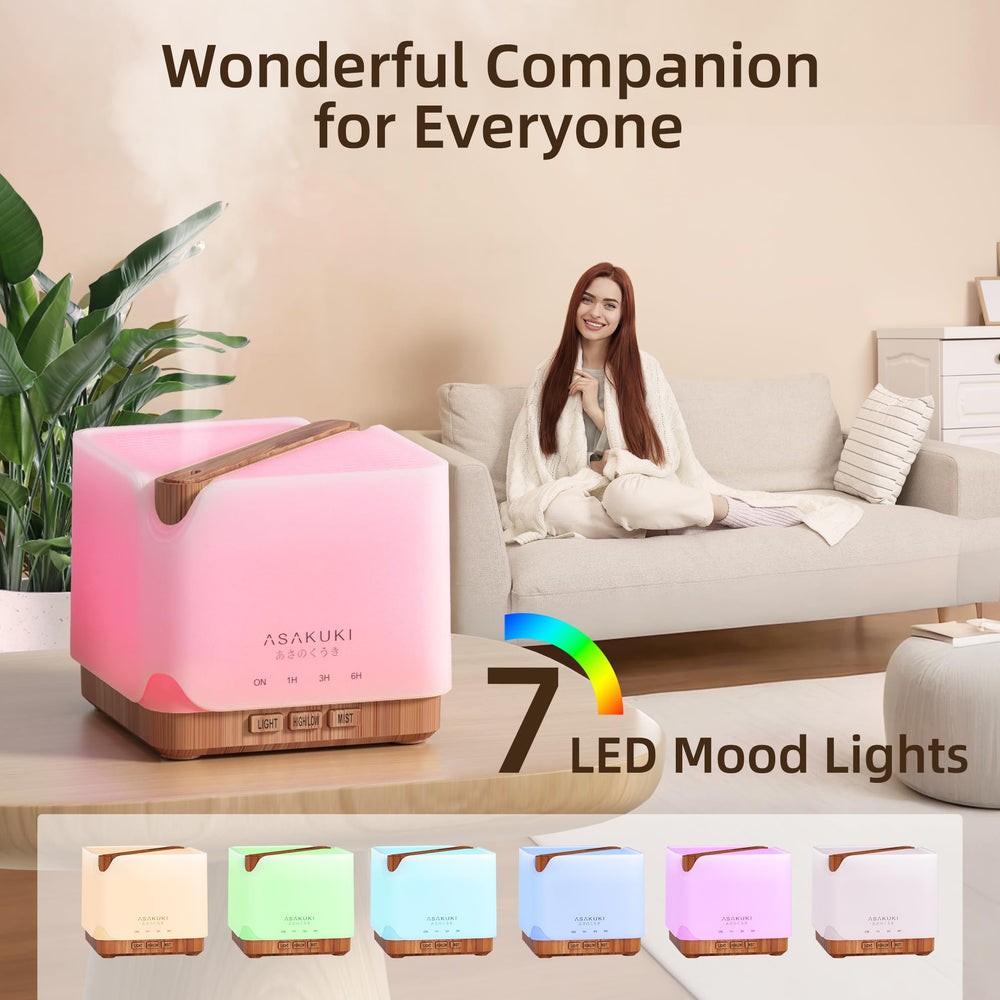 ASAKUKI diffuser water-level indicator supports worry-free use