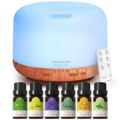 ASAKUKI diffuser with 500ml tank for extended aroma sessions