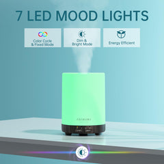 ASAKUKI diffuser auto-off feature provides safe, unattended use.