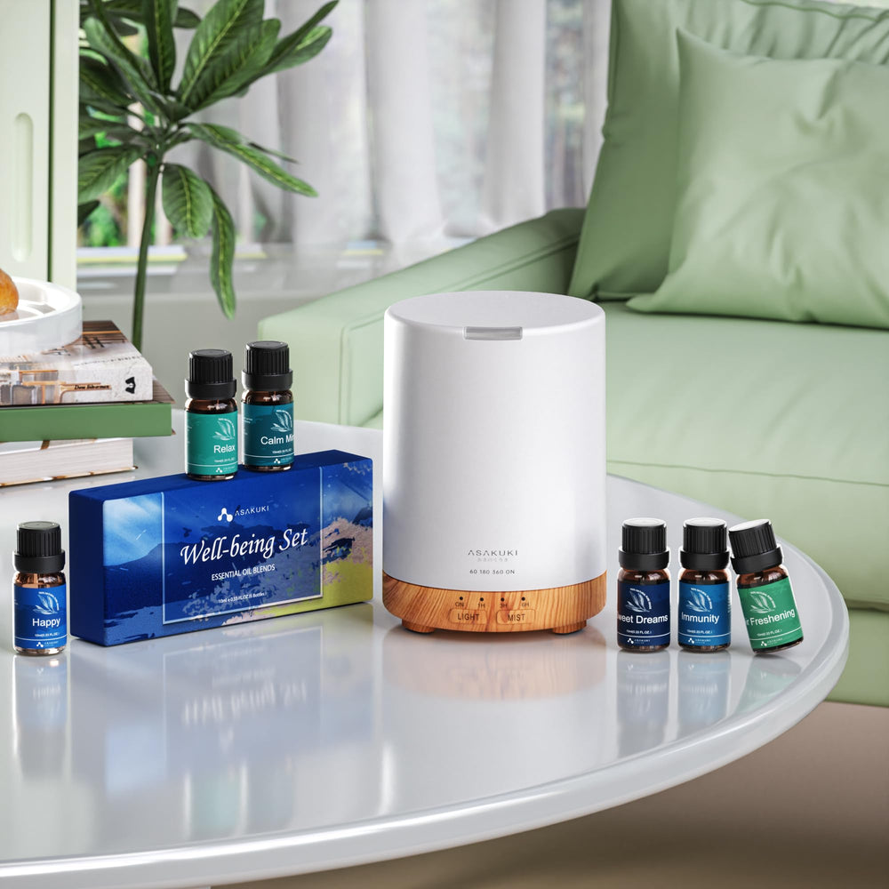 ASAKUKI desk-friendly diffuser compact for small spaces