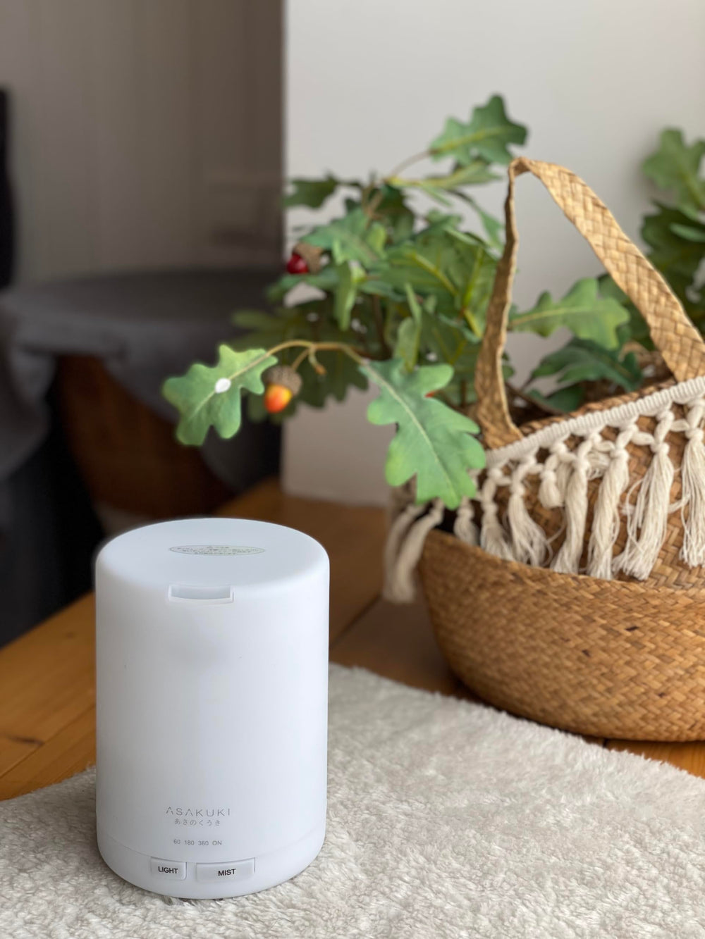 ASAKUKI diffuser ideal for home, office, and yoga spaces