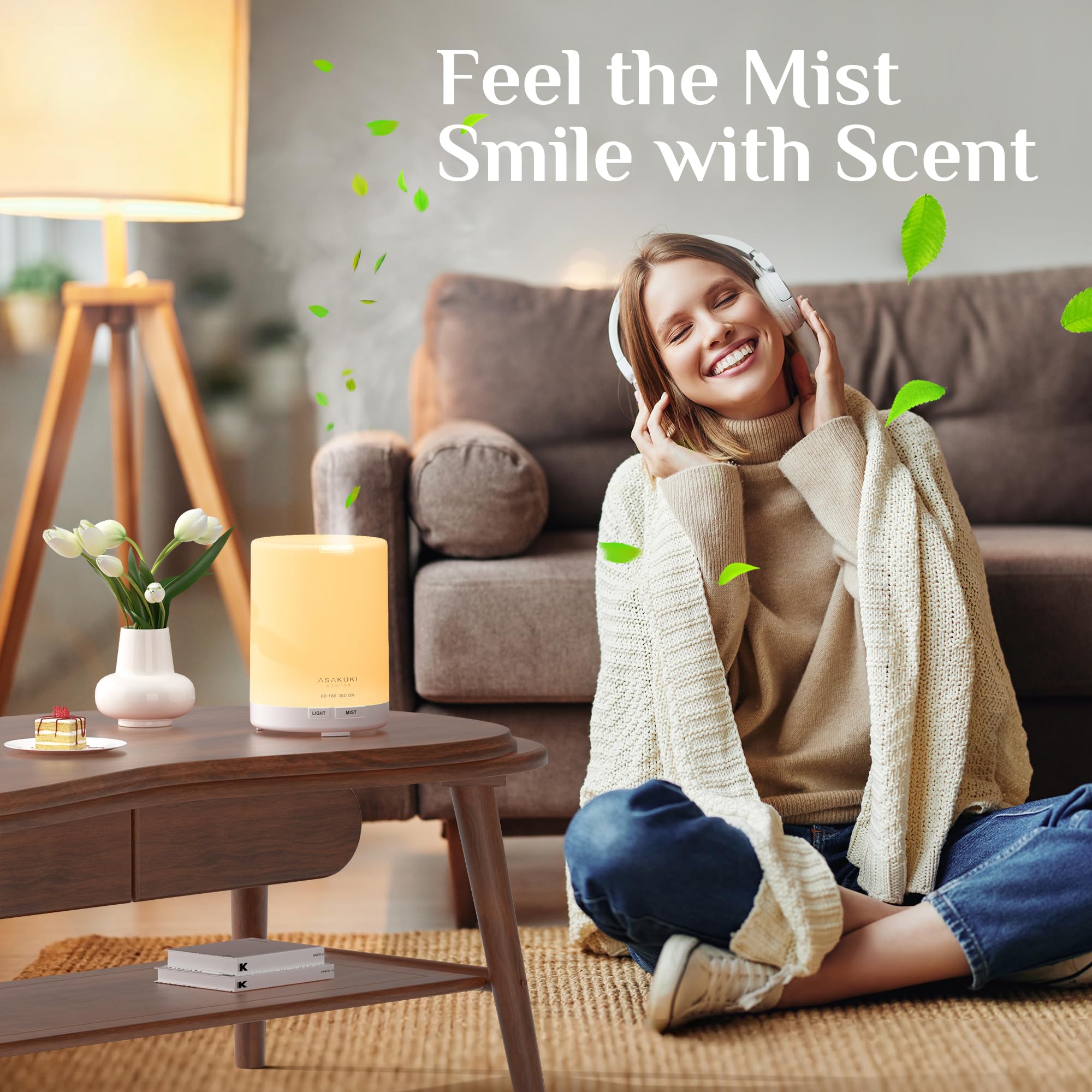 ASAKUKI multi-mist timer allows customizable diffusion schedules