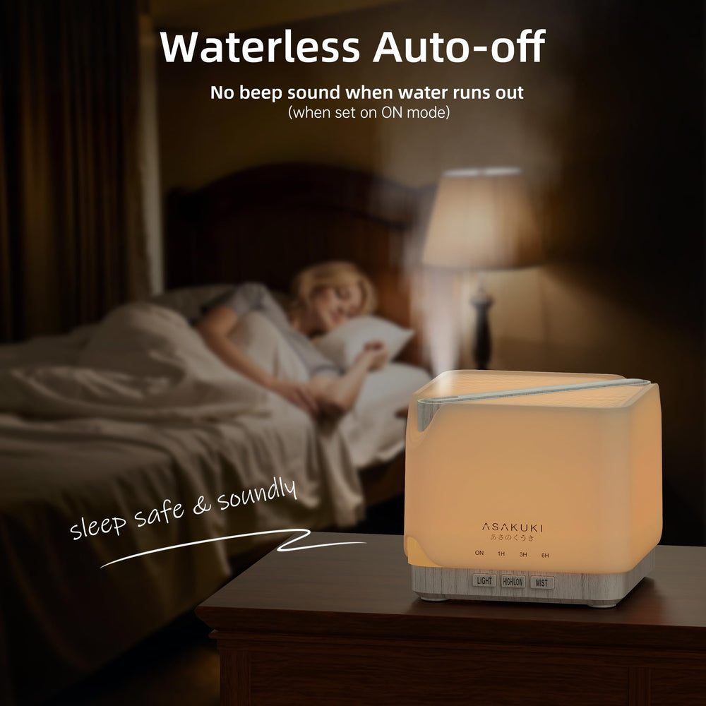 ASAKUKI diffuser doubles as a gentle nightlight