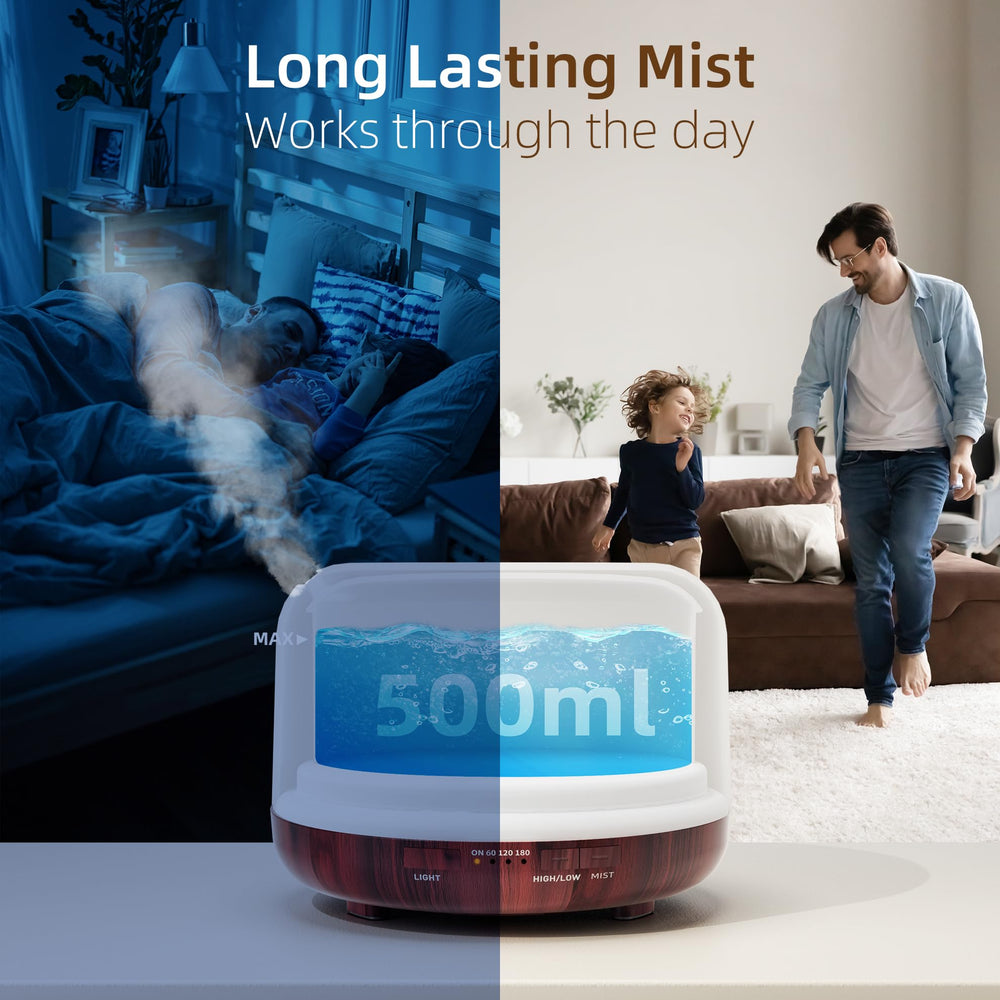 ASAKUKI Diffuser remote control enables easy operation from a distance.