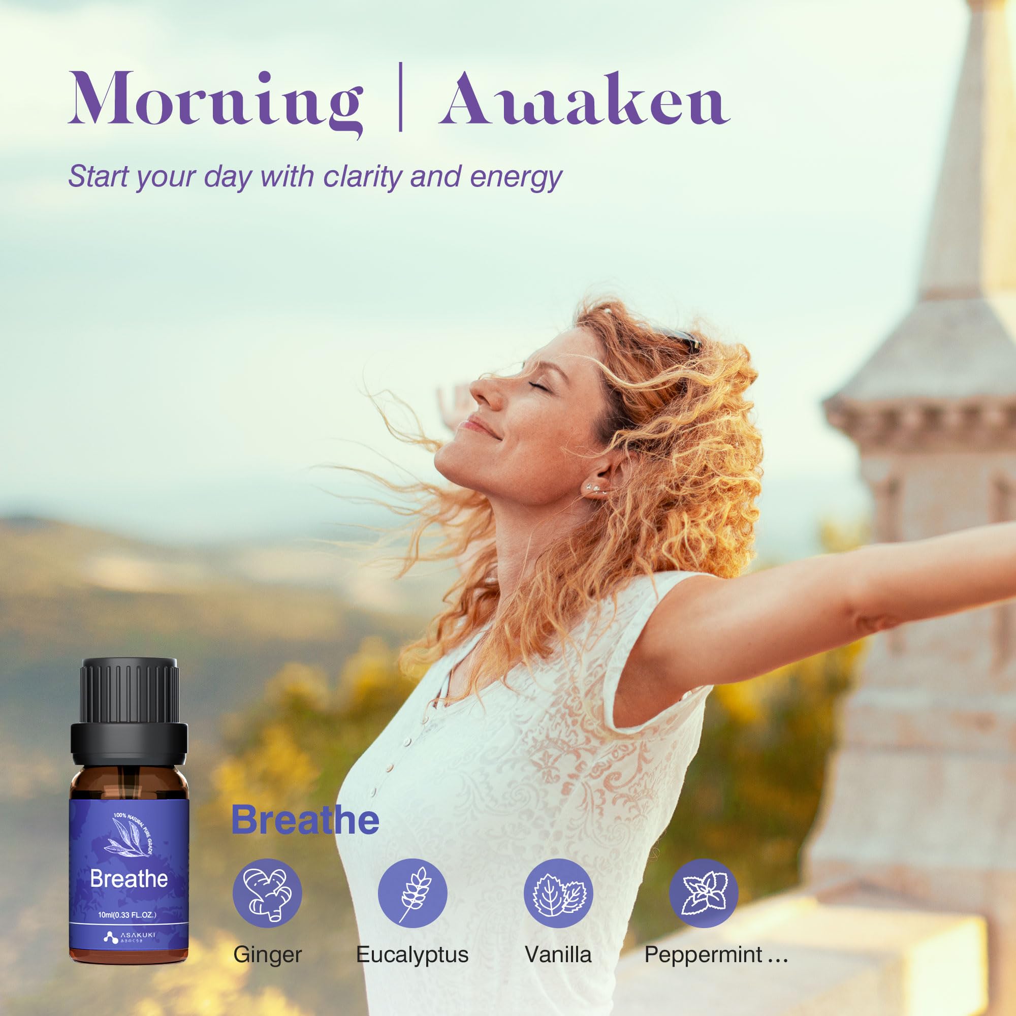 ASAKUKI aceites para difusor: mezcla Sensual para un ambiente íntimo y agradable.