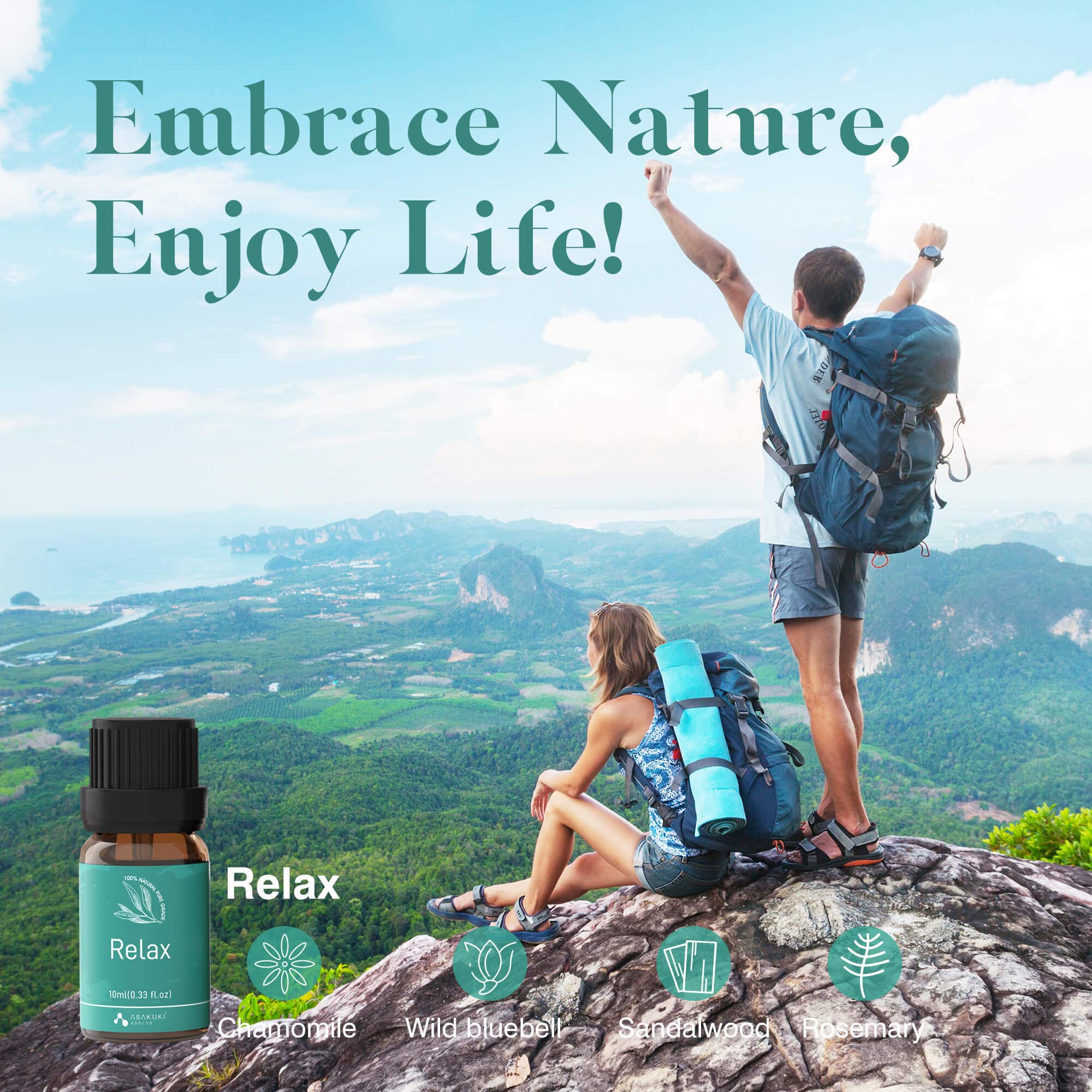 ASAKUKI Immunity bottle for air freshness and seasonal scent