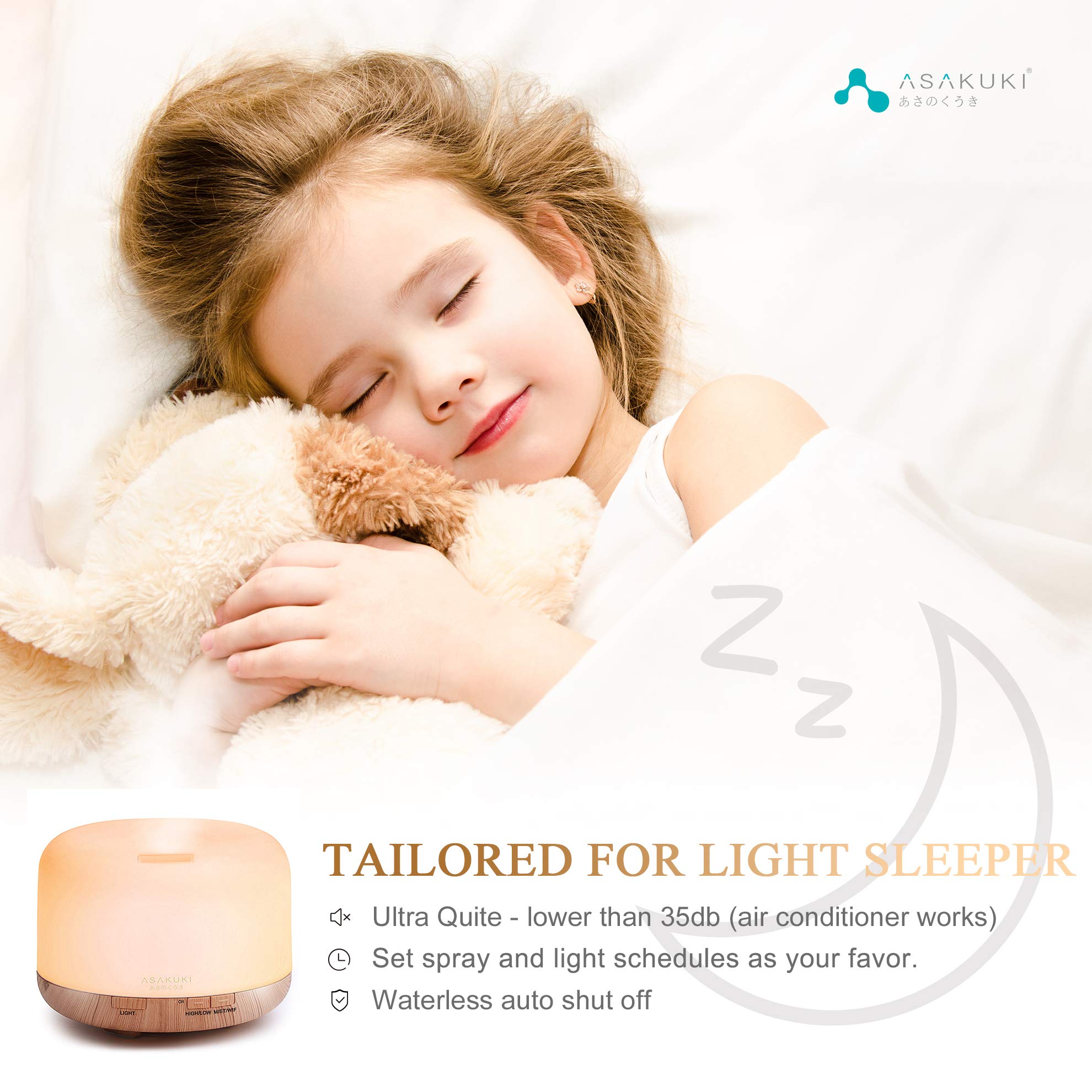 ASAKUKI PP-material safe diffuser for daily use.