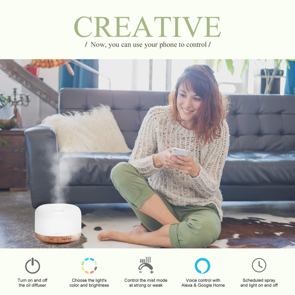 ASAKUKI smart Wi-Fi diffuser app setup with TuyaSmart.