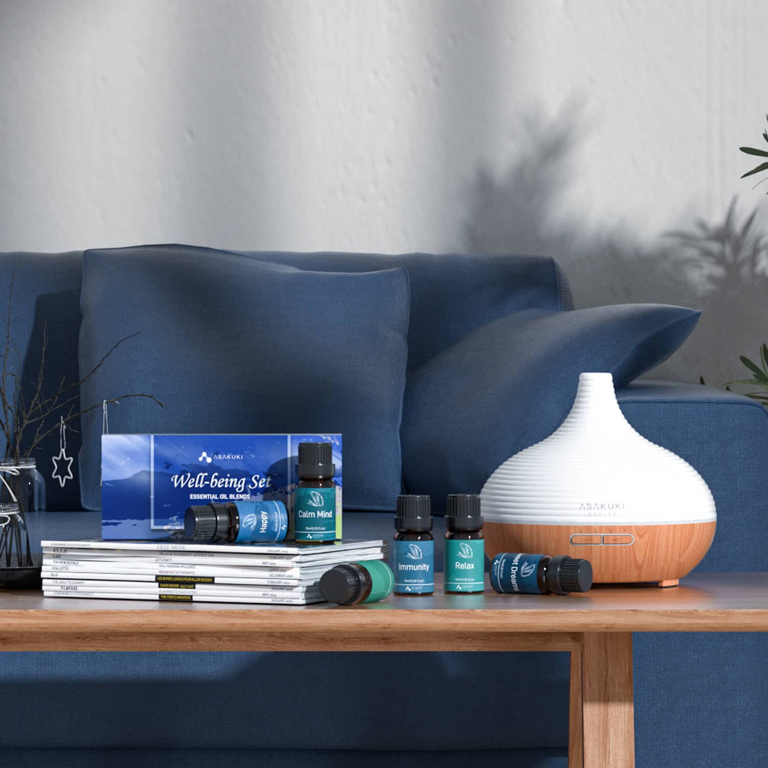 ASAKUKI Sweet Dreams bottle for a peaceful evening fragrance