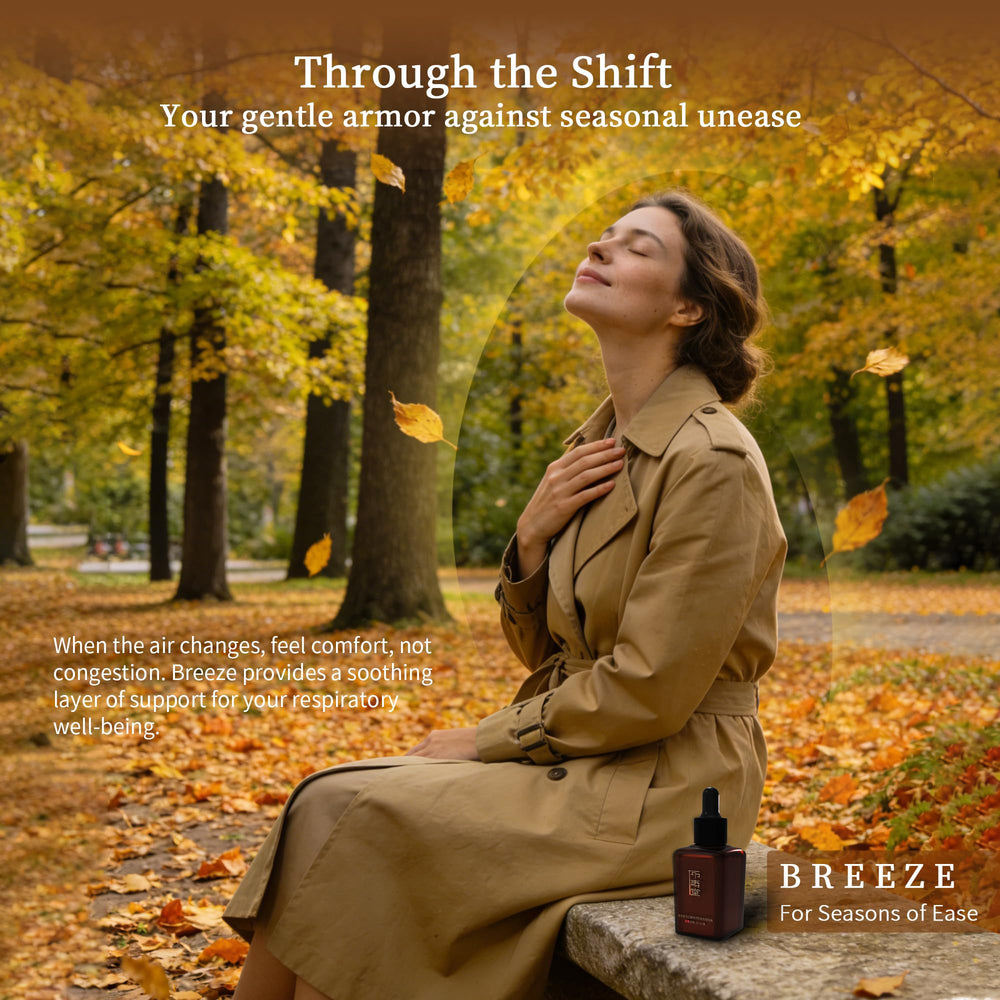 Asante Breeze diffuser-use image suggests refreshing space and clearer breathing.