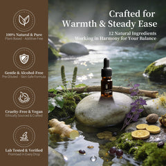 Clarity dropper delivering precise, mess-free dosing for warm rituals