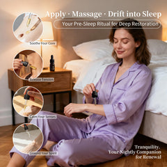 Asanté Labs Tranquility on pulse points supports a calming bedtime ritual.
