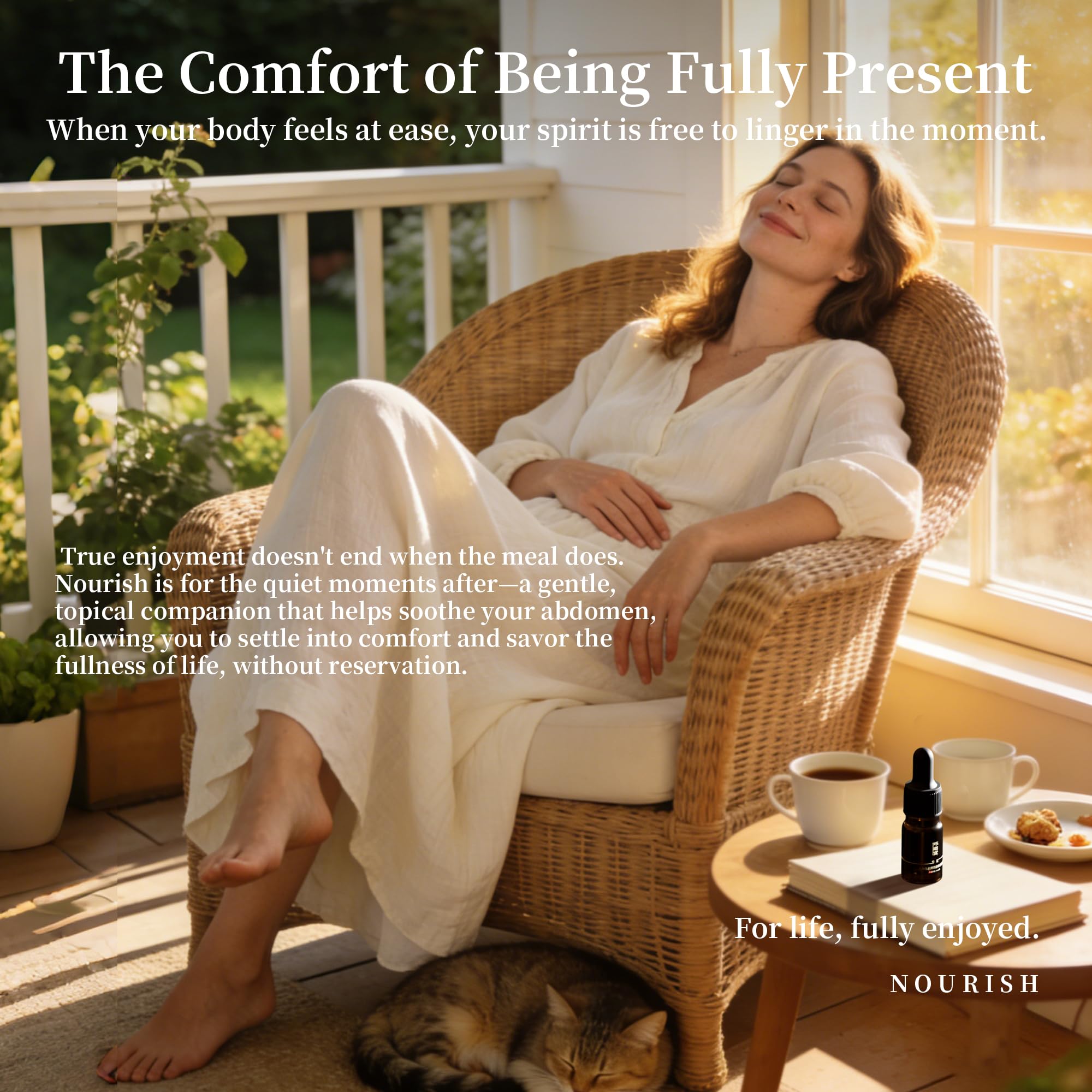 Bergamot oil component in Asanté Nourish adds citrus freshness.