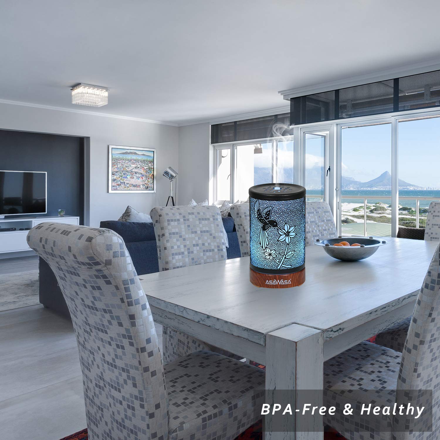 ASAWASA Office-bedroom diffuser blends into spaces for focused mood and scent.