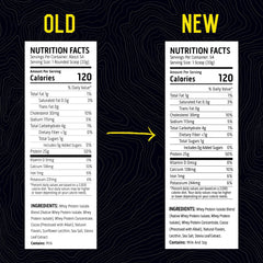 Ascent 100% Whey Chocolate powder being mixed with water for a shake