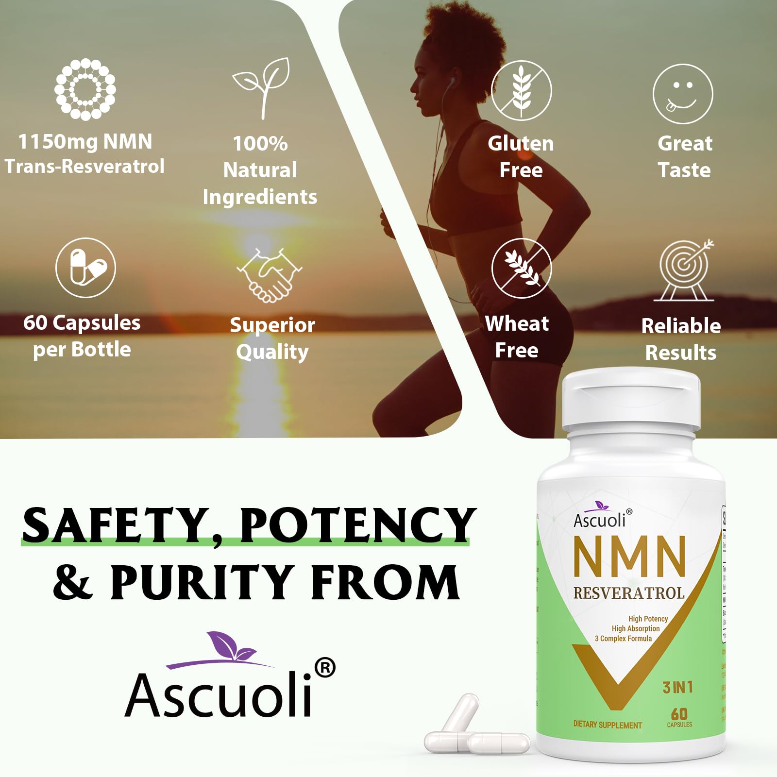 Ascuoli black pepper extract capsule emphasizes enhanced absorption.
