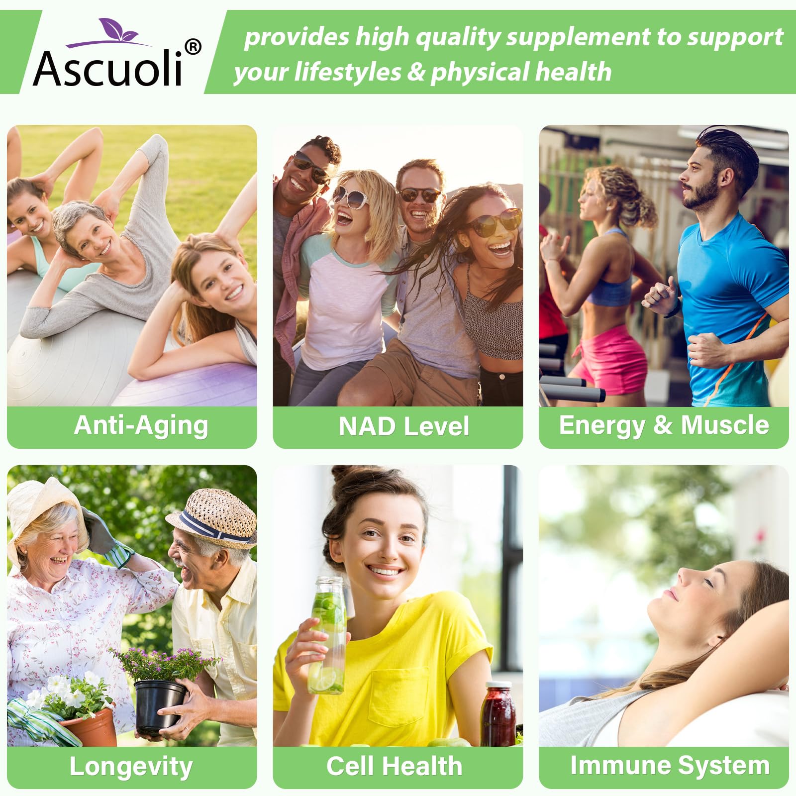 Ascuoli enteric capsule design reduces nutrient loss for better absorption.