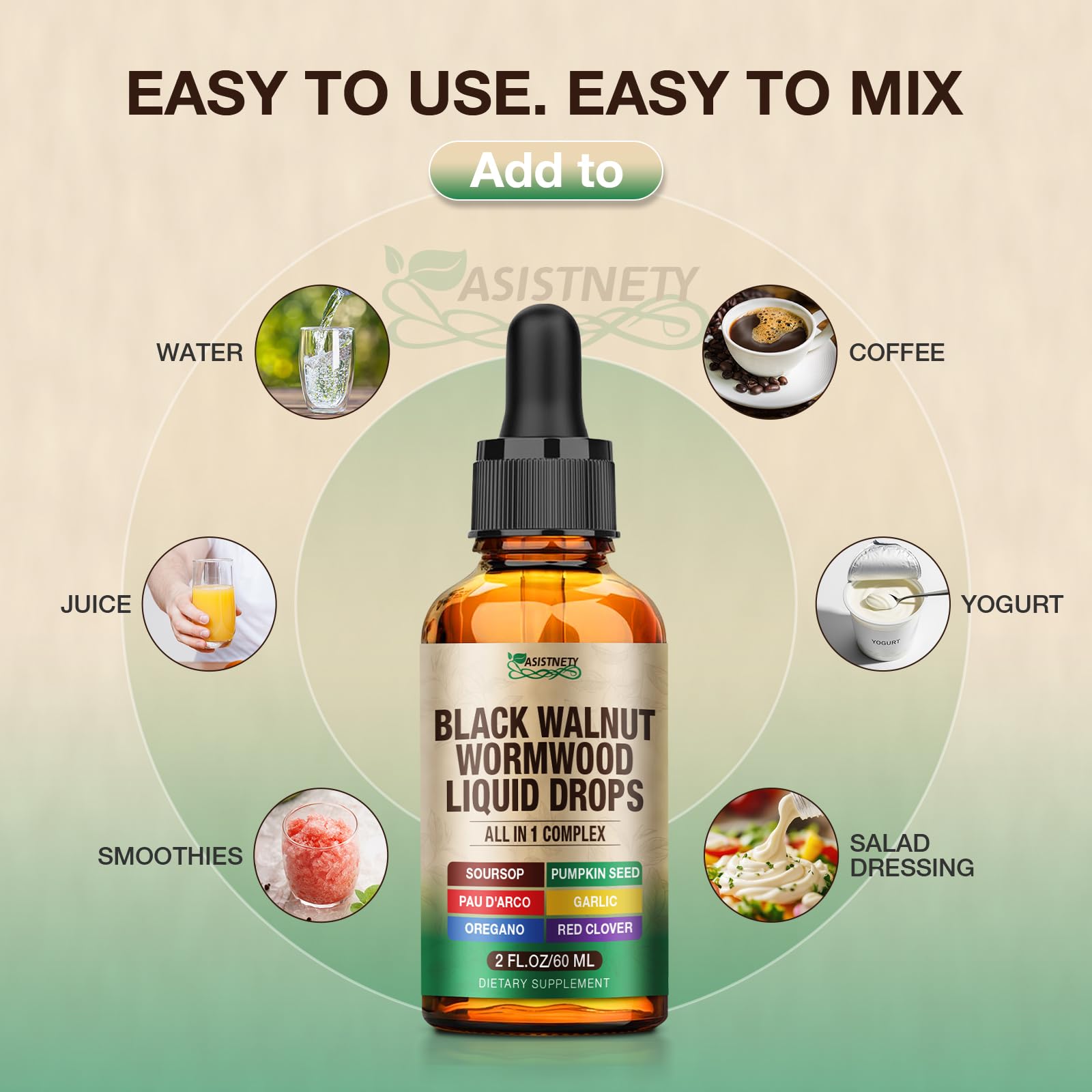 ASISTNETY family friendly drops designed for adults and households