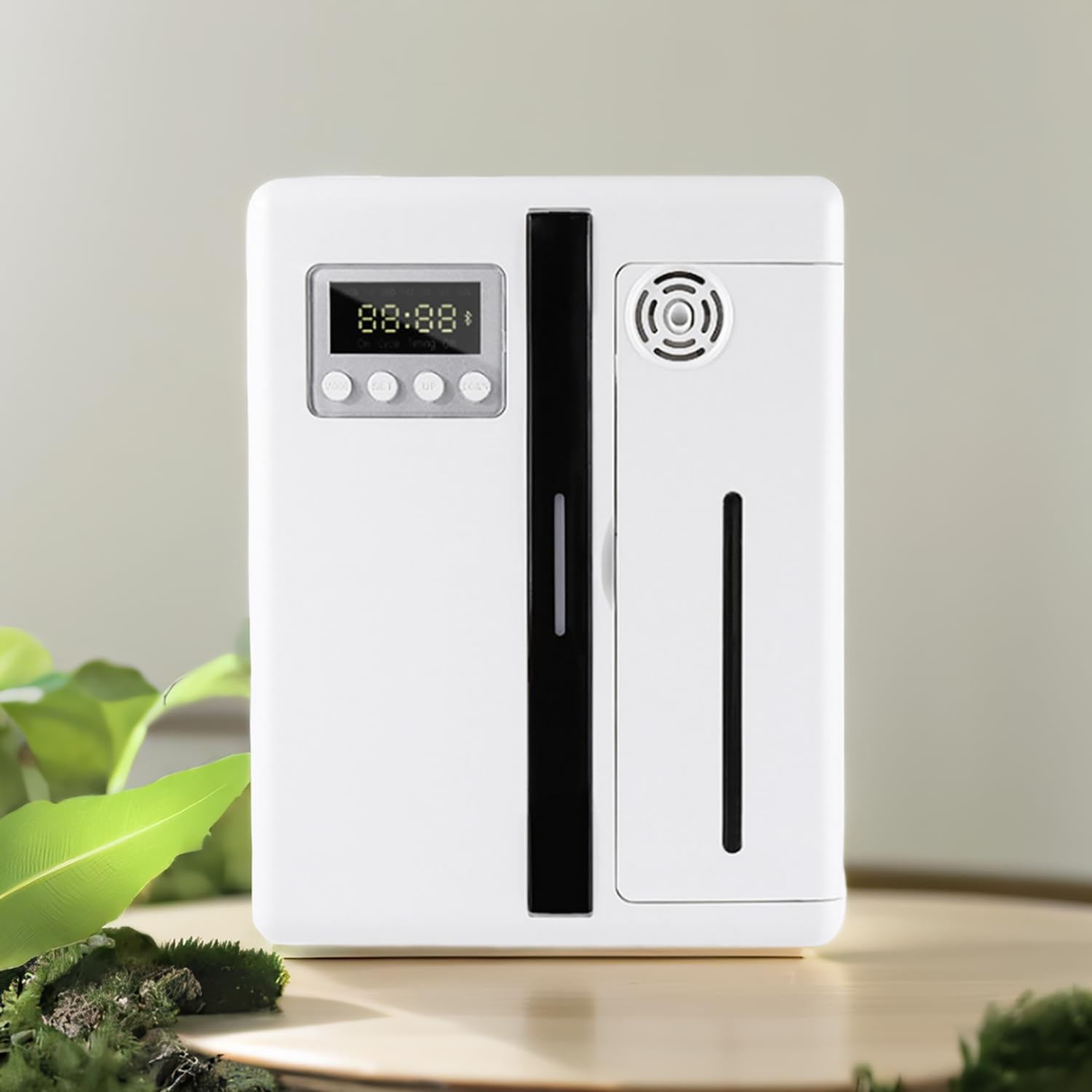 Asixxsix Smart Scent Air Machine front view ideal for compact spaces.