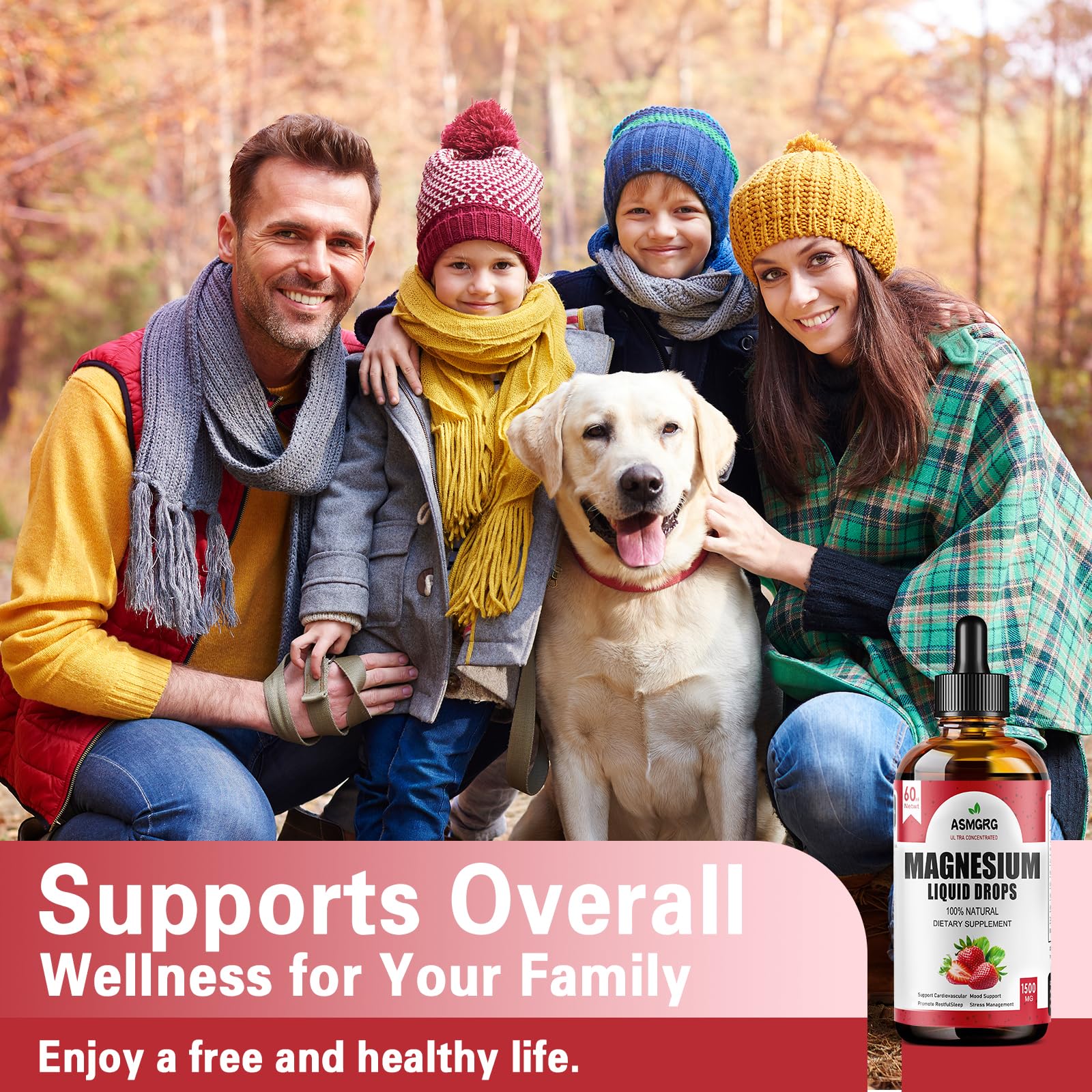 ASMGRG Magnesium Liquid Drops with an electrolyte-rich profile for active days