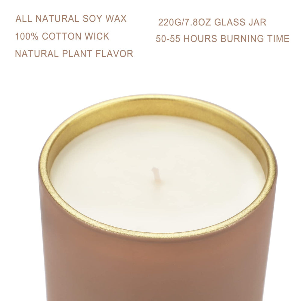 ASOEOSA candle creates a cozy ambiance in living rooms and bathrooms.