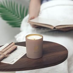 ASOEOSA candle in Morandi palette suits calm rooms and minimalist interiors.