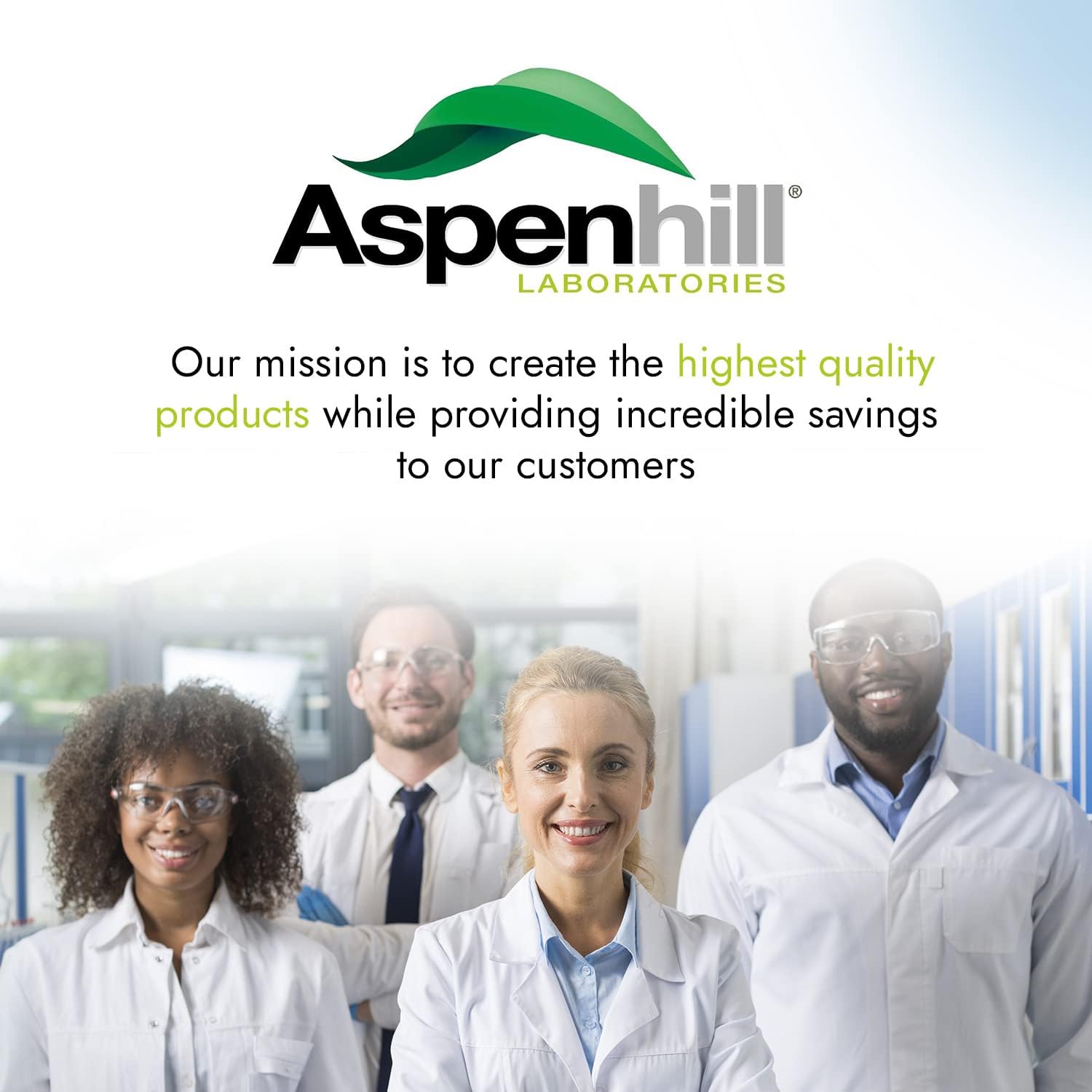 AspenHill Laboratories packaging box shows gluten-free, night-time use