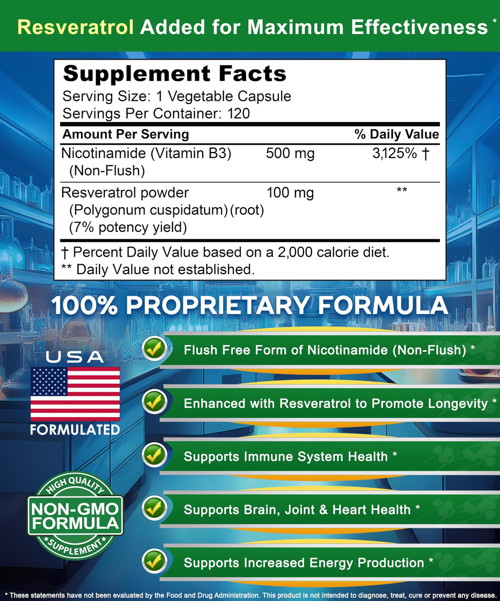 asquared nutrition nicotinamide with resveratrol packaging shot emphasizes bottle count and vegan credentials