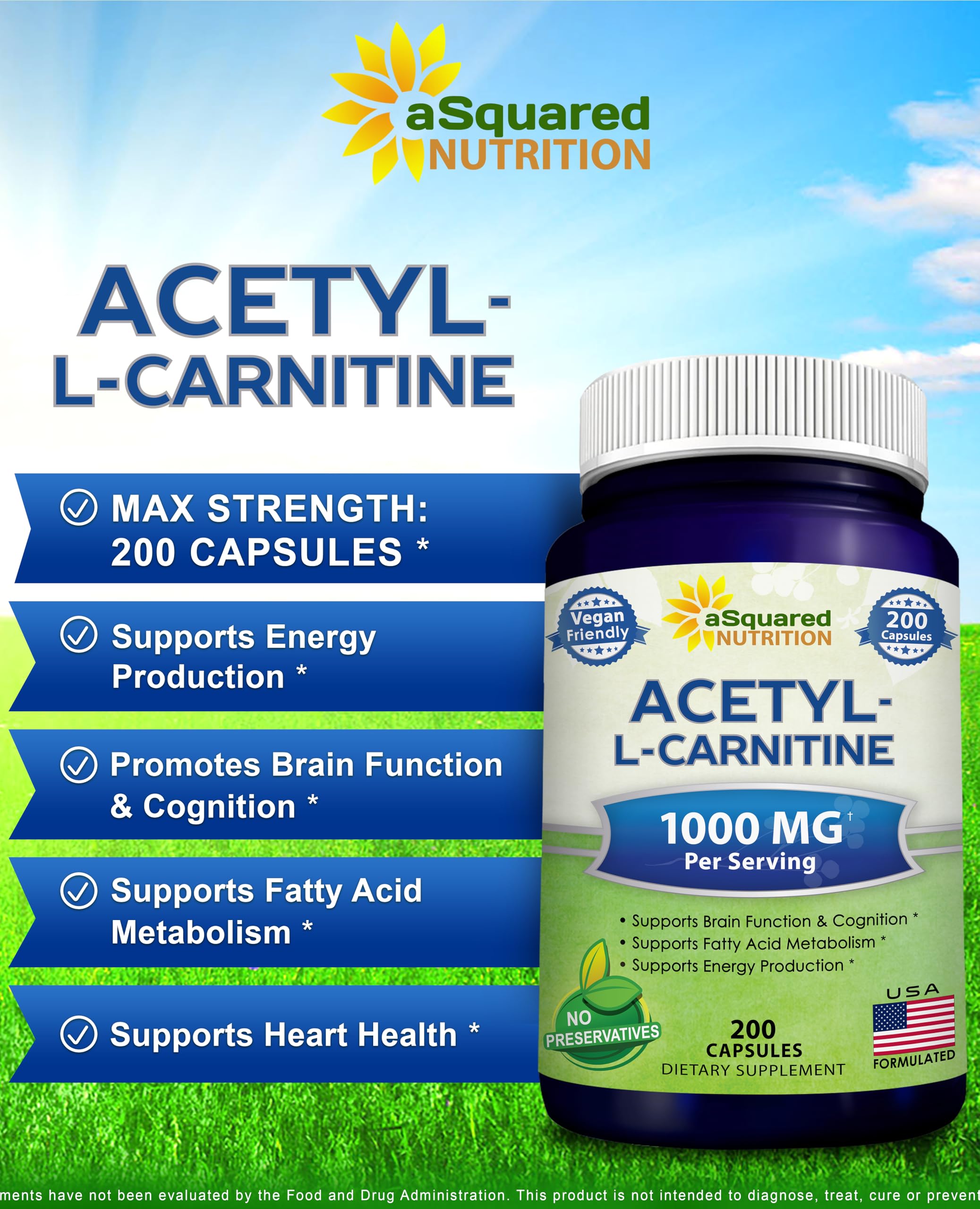 Product label emphasizes 1000mg per serving and 200-capsule bottle