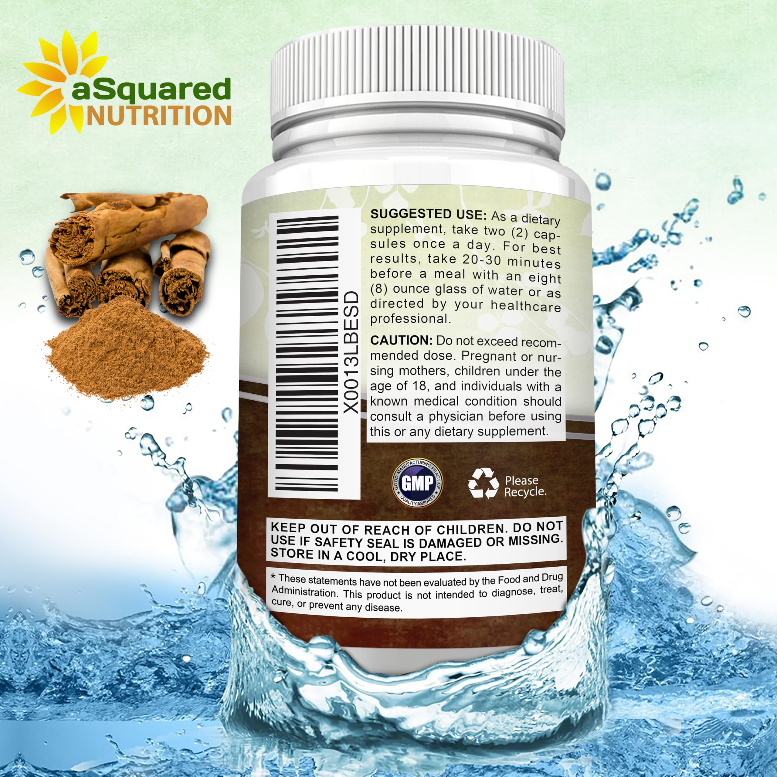aSquared Nutrition Cinnamon antioxidants emphasis image signaling natural power