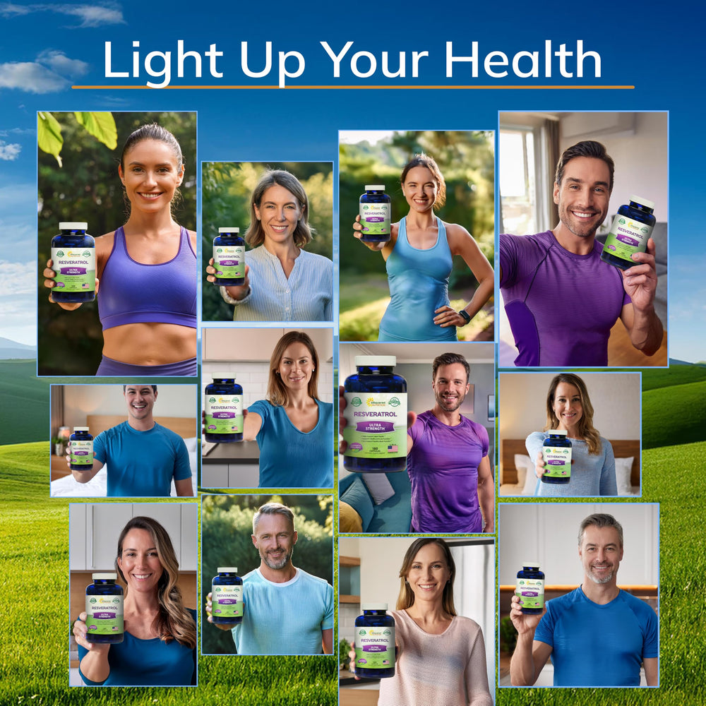 Asquared Nutrition resveratrol capsules in hand for easy daily use