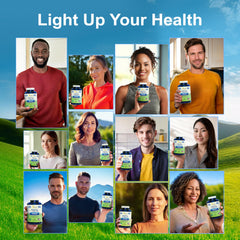 Image showcases the generous 100-day supply in a single bottle