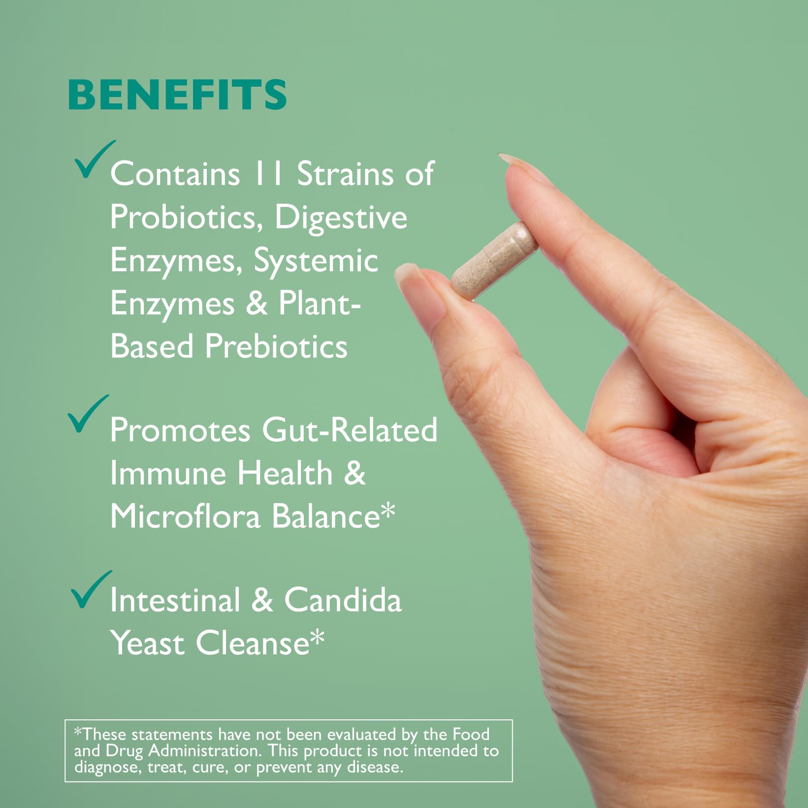 Floracor blends probiotics and enzymes for balanced gut microflora