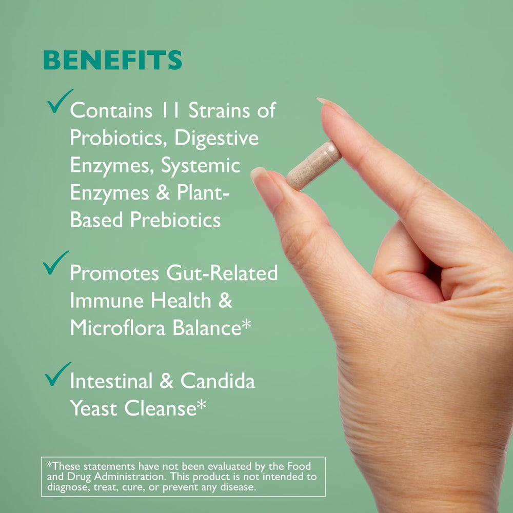 Floracor blends probiotics and enzymes for balanced gut microflora