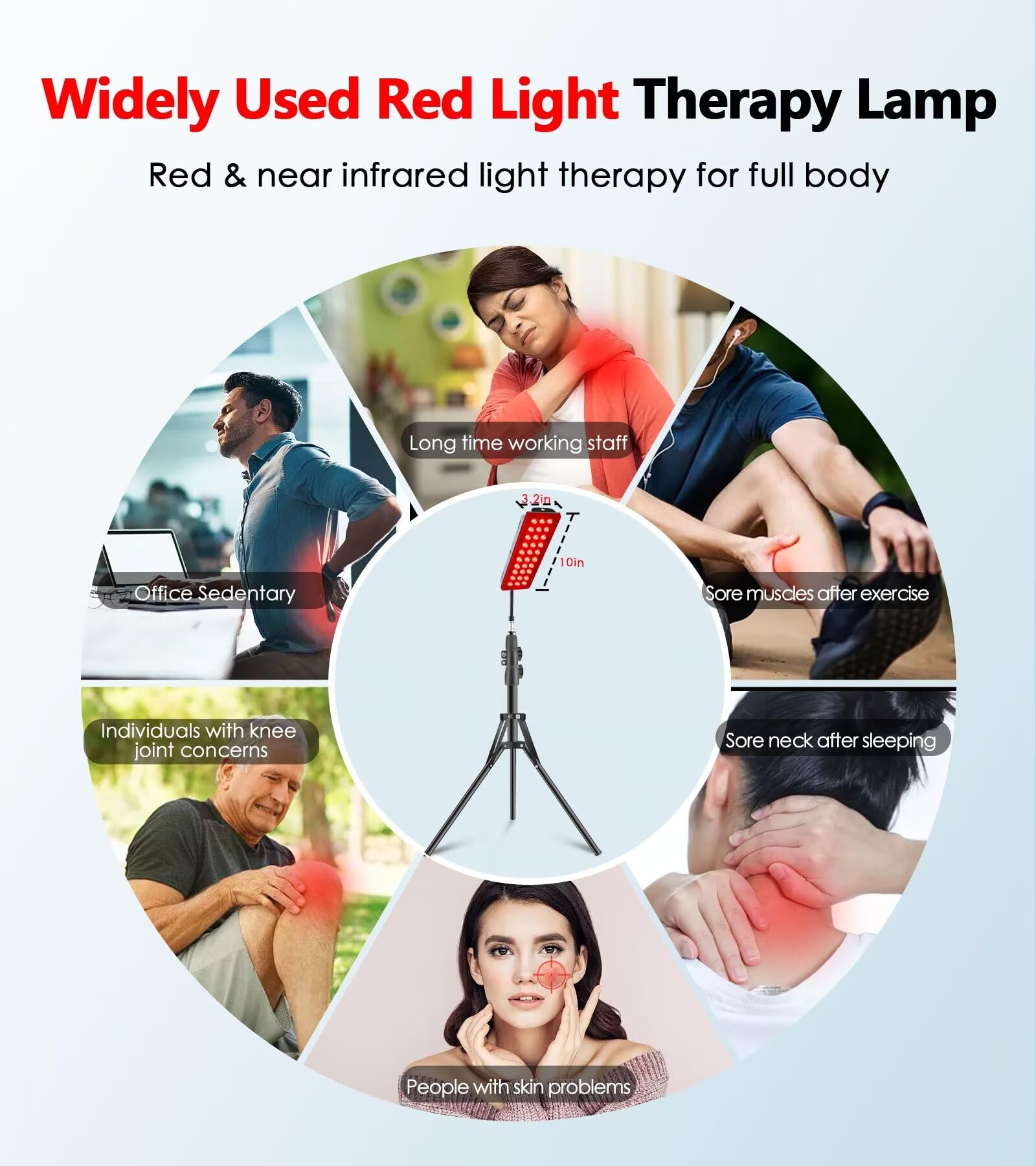Astarexin 660nm red-light panel for deep skin reach and soothing sessions.