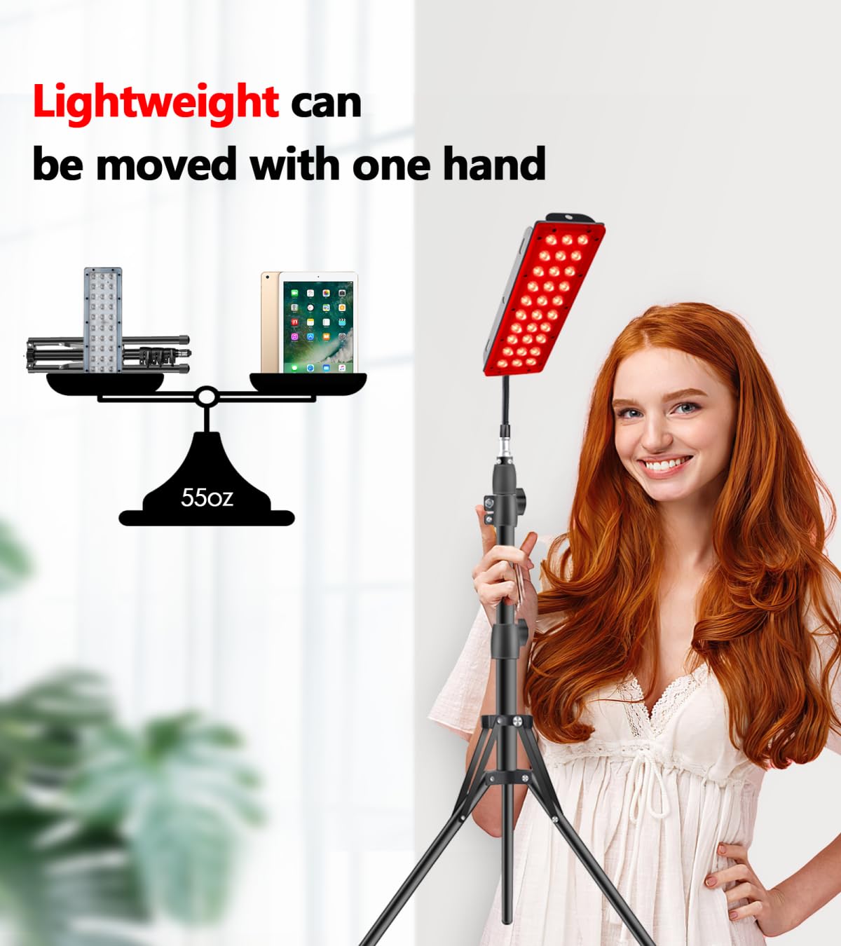 Astarexin lightweight design at 55 ounces is easy to move.