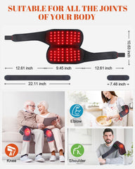 Detachable magnetic battery enables cordless operation on Astarexin knee wrap