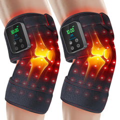Astarexin red light knee wrap front view for targeted knee therapy and comfort.