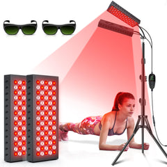 Astarexin red light therapy lamp front view for targeted skin benefits.