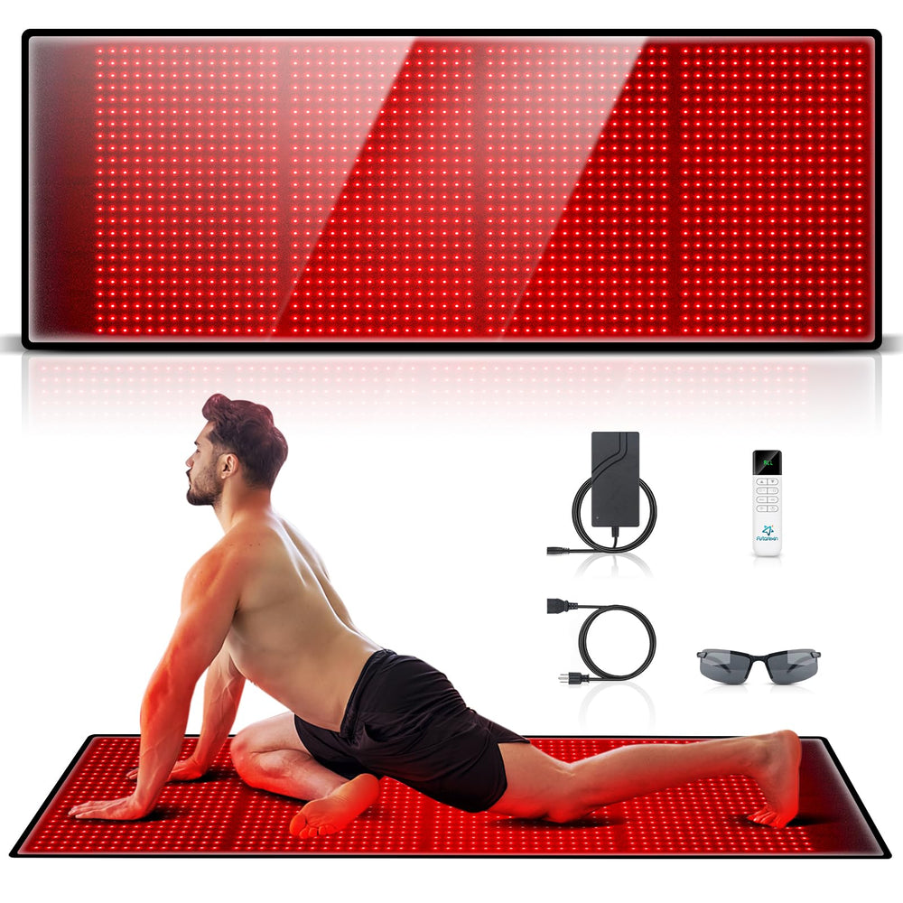 Astarexin red-light therapy mat with 1440 LEDs for full-body coverage at home