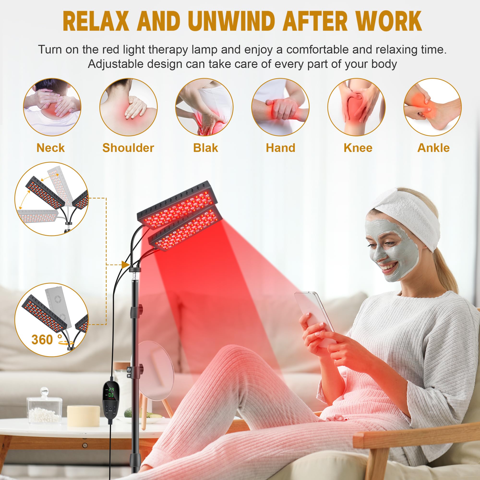 Astarexin three modes red infrared for flexible therapy options.