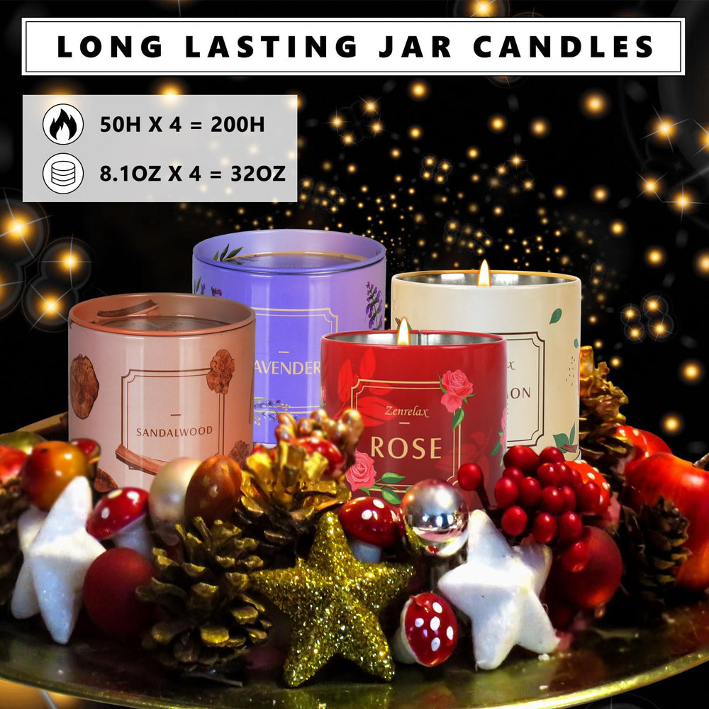 ASTRAEA candle burning with soft flame for meditation or yoga