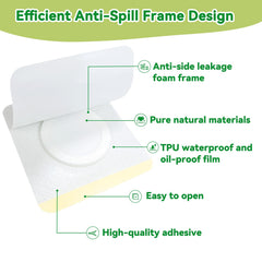 AstraVox patch anti-overflow frame prevents leakage during wear.