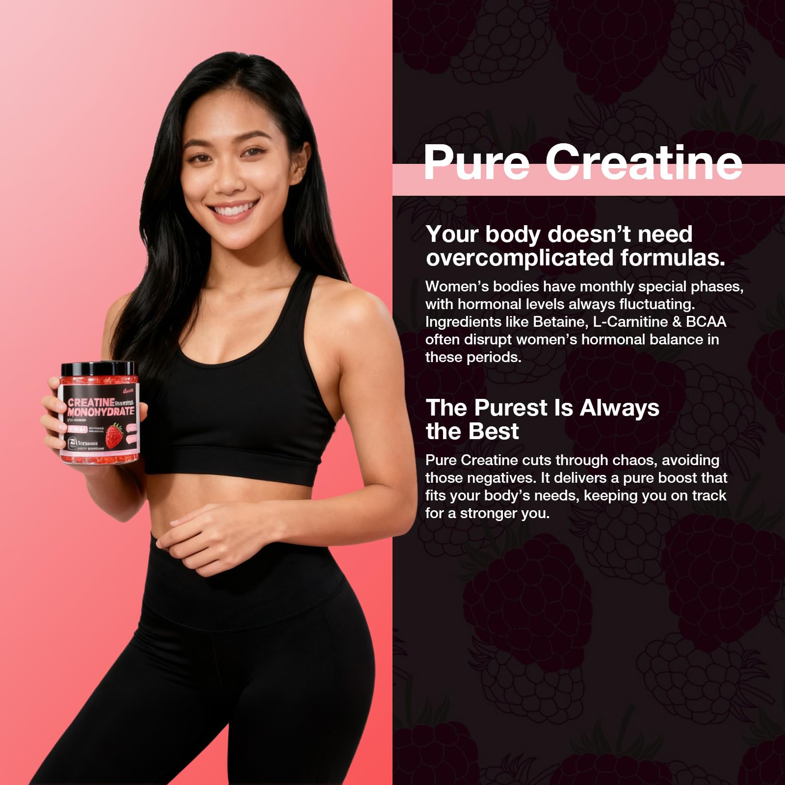 Asumtal Creatine serving spoon for easy daily dosing