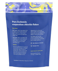 ASUTRA Magnesium Chloride Bath Flakes in tub shows soothing soak for tired muscles.