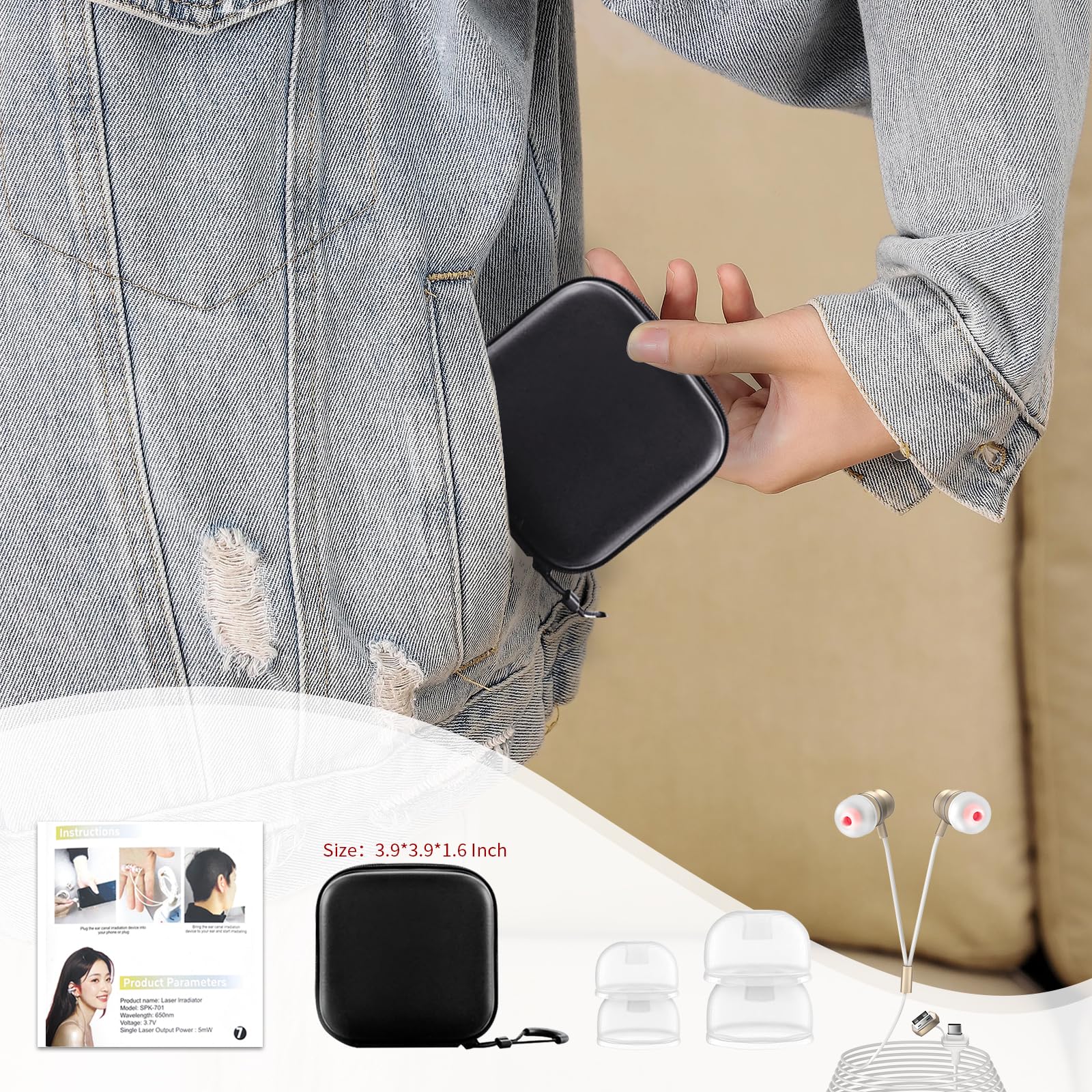Aswaysun portable ear care tool ready for quick use anywhere.
