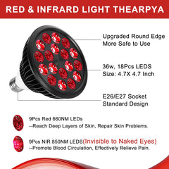 Aswaysun red and infrared LEDs inside view with dual wavelengths.