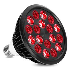 Aswaysun red light therapy bulb front view for compact home skincare sessions
